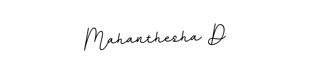 Design your own signature with our free online signature maker. With this signature software, you can create a handwritten (BallpointsItalic-DORy9) signature for name Mahanthesha D. Mahanthesha D signature style 11 images and pictures png