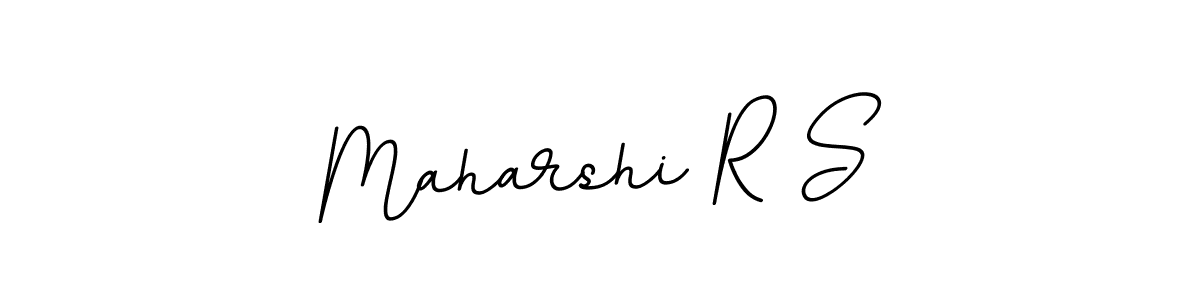 You should practise on your own different ways (BallpointsItalic-DORy9) to write your name (Maharshi R S) in signature. don't let someone else do it for you. Maharshi R S signature style 11 images and pictures png