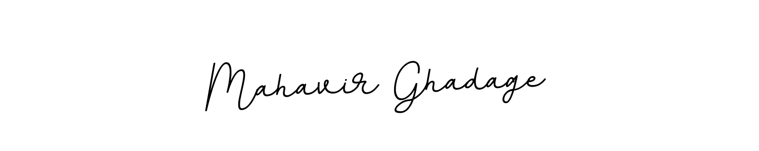 Use a signature maker to create a handwritten signature online. With this signature software, you can design (BallpointsItalic-DORy9) your own signature for name Mahavir Ghadage. Mahavir Ghadage signature style 11 images and pictures png