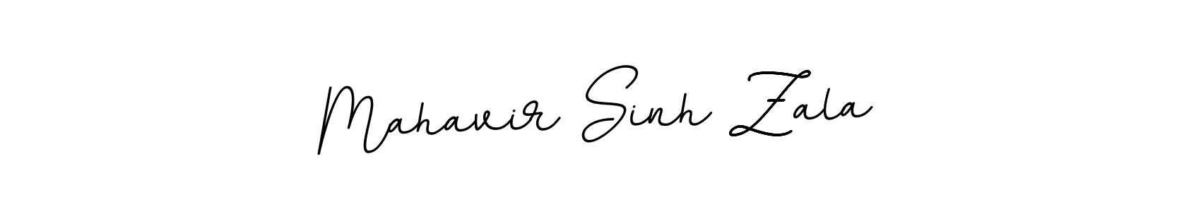 Use a signature maker to create a handwritten signature online. With this signature software, you can design (BallpointsItalic-DORy9) your own signature for name Mahavir Sinh Zala. Mahavir Sinh Zala signature style 11 images and pictures png