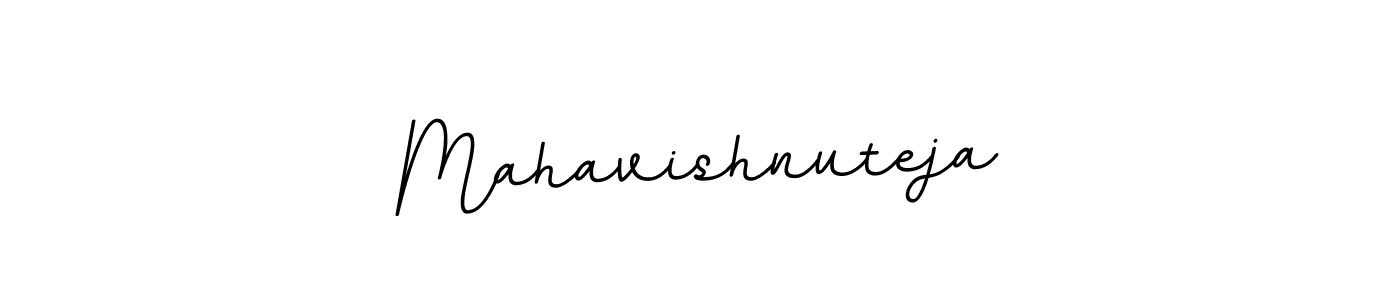 Use a signature maker to create a handwritten signature online. With this signature software, you can design (BallpointsItalic-DORy9) your own signature for name Mahavishnuteja. Mahavishnuteja signature style 11 images and pictures png