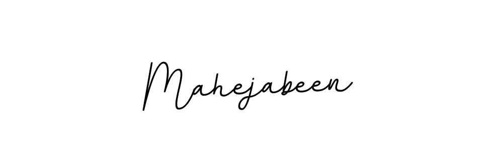 Use a signature maker to create a handwritten signature online. With this signature software, you can design (BallpointsItalic-DORy9) your own signature for name Mahejabeen. Mahejabeen signature style 11 images and pictures png