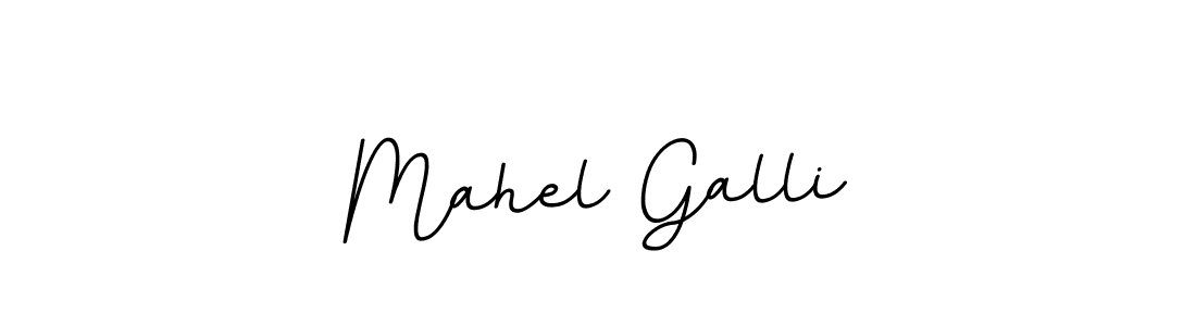 Design your own signature with our free online signature maker. With this signature software, you can create a handwritten (BallpointsItalic-DORy9) signature for name Mahel Galli. Mahel Galli signature style 11 images and pictures png