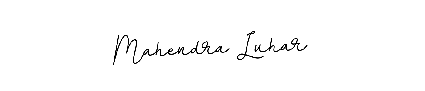 Design your own signature with our free online signature maker. With this signature software, you can create a handwritten (BallpointsItalic-DORy9) signature for name Mahendra Luhar. Mahendra Luhar signature style 11 images and pictures png