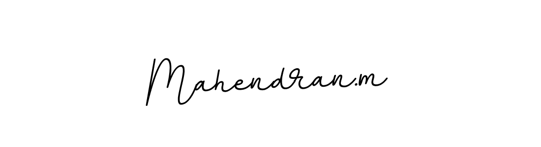 Make a beautiful signature design for name Mahendran.m. With this signature (BallpointsItalic-DORy9) style, you can create a handwritten signature for free. Mahendran.m signature style 11 images and pictures png