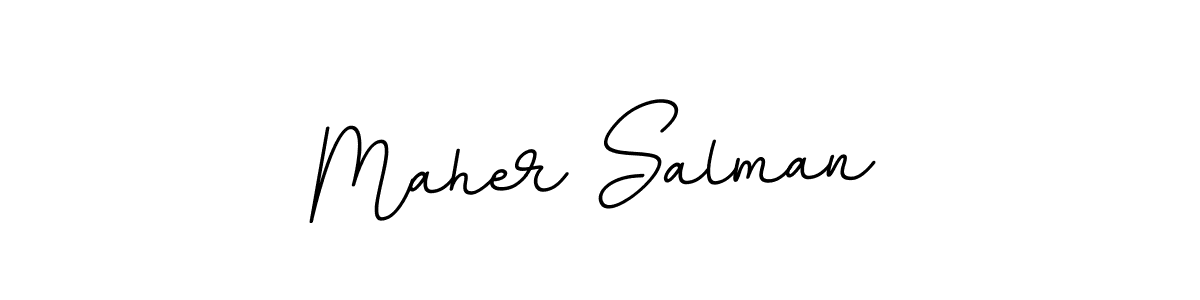 How to make Maher Salman signature? BallpointsItalic-DORy9 is a professional autograph style. Create handwritten signature for Maher Salman name. Maher Salman signature style 11 images and pictures png