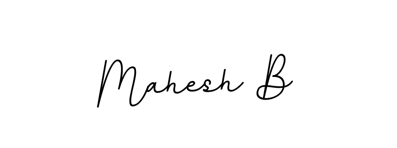 How to make Mahesh B name signature. Use BallpointsItalic-DORy9 style for creating short signs online. This is the latest handwritten sign. Mahesh B signature style 11 images and pictures png