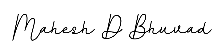 Design your own signature with our free online signature maker. With this signature software, you can create a handwritten (BallpointsItalic-DORy9) signature for name Mahesh D Bhuvad. Mahesh D Bhuvad signature style 11 images and pictures png