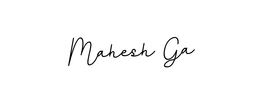 How to make Mahesh Ga name signature. Use BallpointsItalic-DORy9 style for creating short signs online. This is the latest handwritten sign. Mahesh Ga signature style 11 images and pictures png