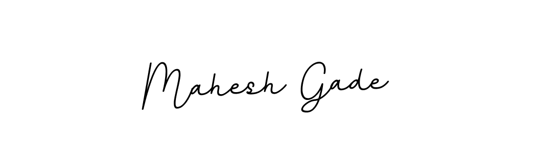 Use a signature maker to create a handwritten signature online. With this signature software, you can design (BallpointsItalic-DORy9) your own signature for name Mahesh Gade. Mahesh Gade signature style 11 images and pictures png