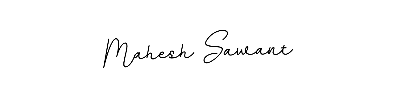 How to make Mahesh Sawant name signature. Use BallpointsItalic-DORy9 style for creating short signs online. This is the latest handwritten sign. Mahesh Sawant signature style 11 images and pictures png