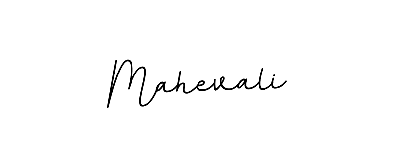 Use a signature maker to create a handwritten signature online. With this signature software, you can design (BallpointsItalic-DORy9) your own signature for name Mahevali. Mahevali signature style 11 images and pictures png