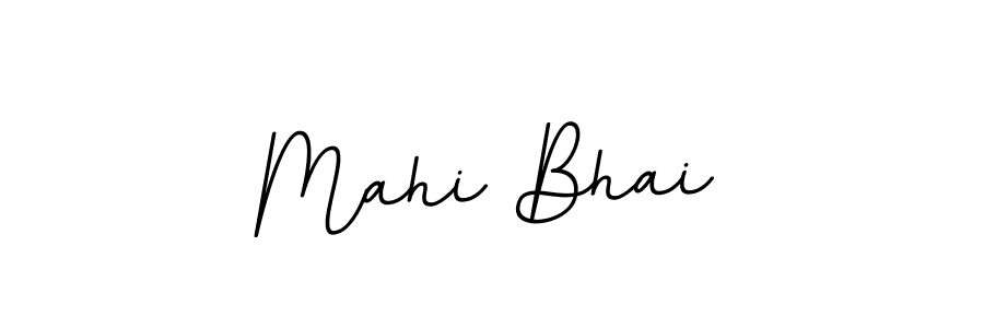 How to make Mahi Bhai name signature. Use BallpointsItalic-DORy9 style for creating short signs online. This is the latest handwritten sign. Mahi Bhai signature style 11 images and pictures png