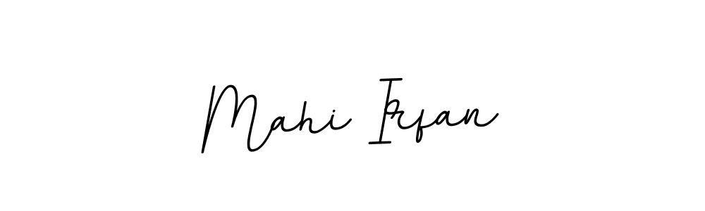 The best way (BallpointsItalic-DORy9) to make a short signature is to pick only two or three words in your name. The name Mahi Irfan include a total of six letters. For converting this name. Mahi Irfan signature style 11 images and pictures png