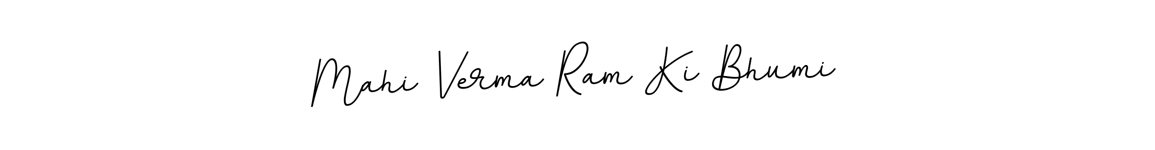 Use a signature maker to create a handwritten signature online. With this signature software, you can design (BallpointsItalic-DORy9) your own signature for name Mahi Verma Ram Ki Bhumi. Mahi Verma Ram Ki Bhumi signature style 11 images and pictures png