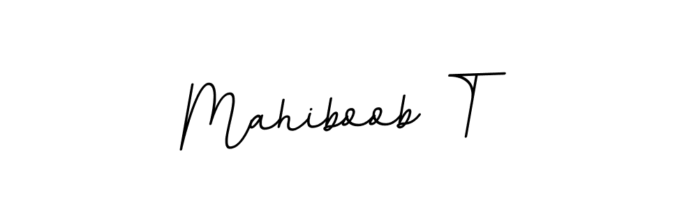 Mahiboob T stylish signature style. Best Handwritten Sign (BallpointsItalic-DORy9) for my name. Handwritten Signature Collection Ideas for my name Mahiboob T. Mahiboob T signature style 11 images and pictures png