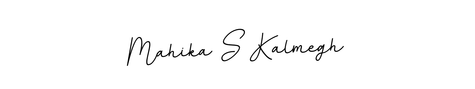 Create a beautiful signature design for name Mahika S Kalmegh. With this signature (BallpointsItalic-DORy9) fonts, you can make a handwritten signature for free. Mahika S Kalmegh signature style 11 images and pictures png