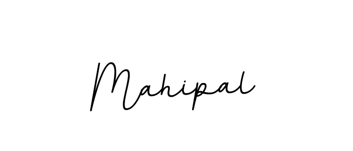 Use a signature maker to create a handwritten signature online. With this signature software, you can design (BallpointsItalic-DORy9) your own signature for name Mahipal. Mahipal signature style 11 images and pictures png
