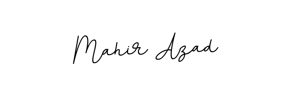 Make a beautiful signature design for name Mahir Azad. With this signature (BallpointsItalic-DORy9) style, you can create a handwritten signature for free. Mahir Azad signature style 11 images and pictures png