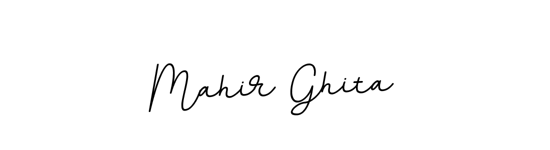 Design your own signature with our free online signature maker. With this signature software, you can create a handwritten (BallpointsItalic-DORy9) signature for name Mahir Ghita. Mahir Ghita signature style 11 images and pictures png