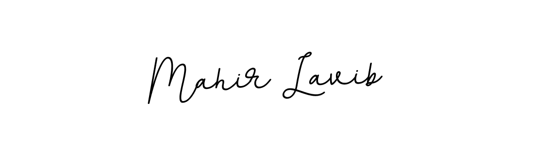 Make a beautiful signature design for name Mahir Lavib. With this signature (BallpointsItalic-DORy9) style, you can create a handwritten signature for free. Mahir Lavib signature style 11 images and pictures png