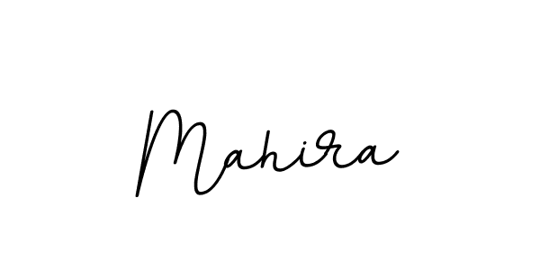 Use a signature maker to create a handwritten signature online. With this signature software, you can design (BallpointsItalic-DORy9) your own signature for name Mahira. Mahira signature style 11 images and pictures png