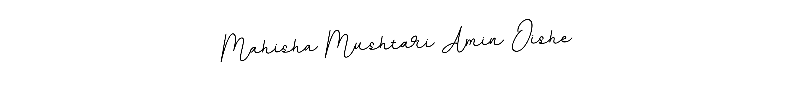 Design your own signature with our free online signature maker. With this signature software, you can create a handwritten (BallpointsItalic-DORy9) signature for name Mahisha Mushtari Amin Oishe. Mahisha Mushtari Amin Oishe signature style 11 images and pictures png