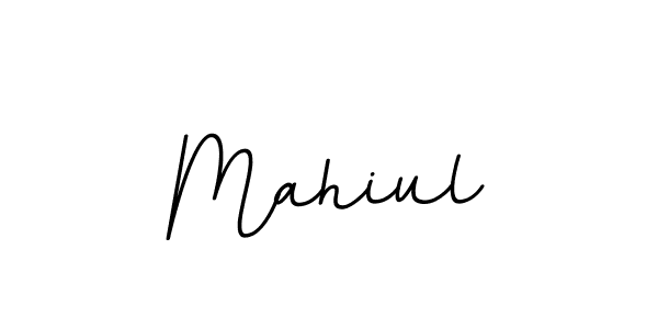 Design your own signature with our free online signature maker. With this signature software, you can create a handwritten (BallpointsItalic-DORy9) signature for name Mahiul. Mahiul signature style 11 images and pictures png