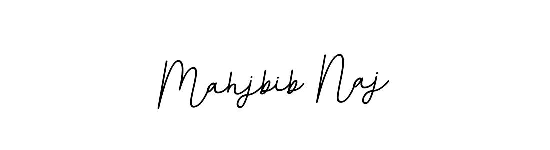 Design your own signature with our free online signature maker. With this signature software, you can create a handwritten (BallpointsItalic-DORy9) signature for name Mahjbib Naj. Mahjbib Naj signature style 11 images and pictures png