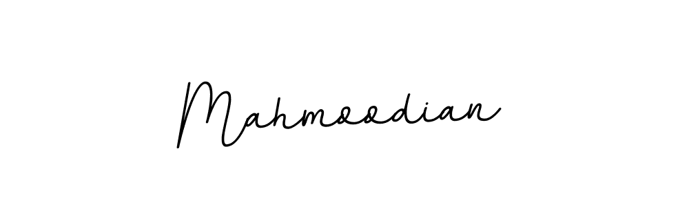 Use a signature maker to create a handwritten signature online. With this signature software, you can design (BallpointsItalic-DORy9) your own signature for name Mahmoodian. Mahmoodian signature style 11 images and pictures png