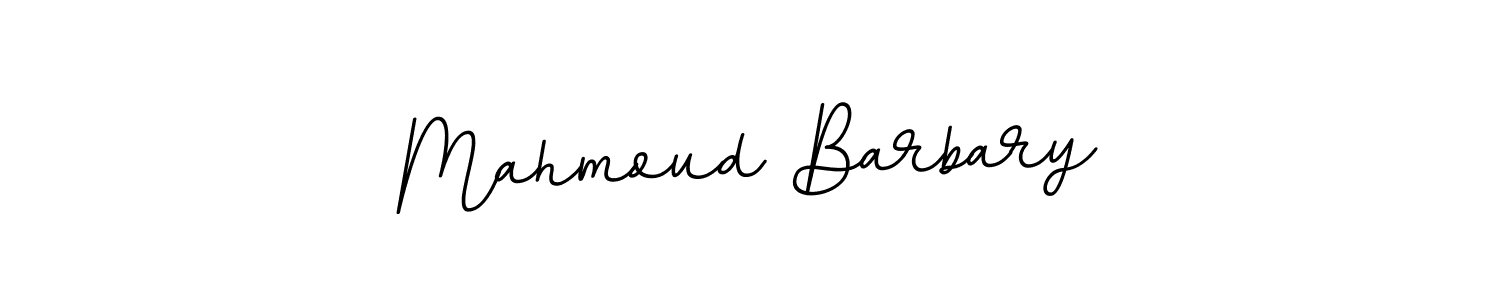 How to make Mahmoud Barbary name signature. Use BallpointsItalic-DORy9 style for creating short signs online. This is the latest handwritten sign. Mahmoud Barbary signature style 11 images and pictures png
