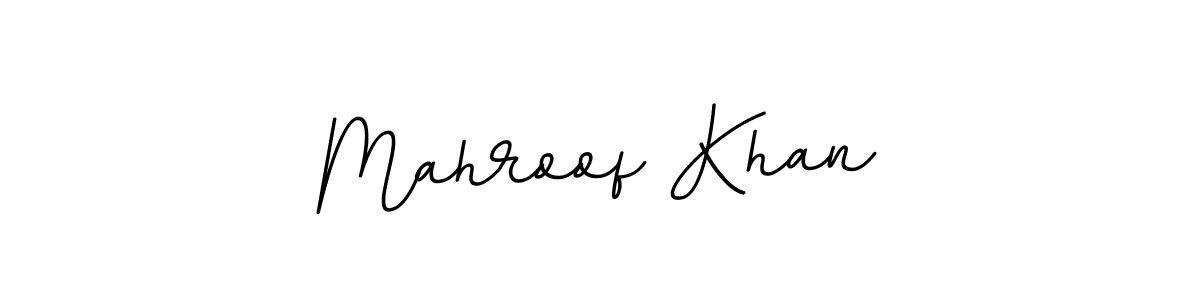 Use a signature maker to create a handwritten signature online. With this signature software, you can design (BallpointsItalic-DORy9) your own signature for name Mahroof Khan. Mahroof Khan signature style 11 images and pictures png