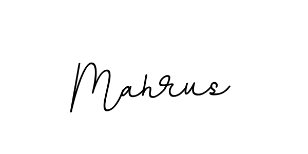 Design your own signature with our free online signature maker. With this signature software, you can create a handwritten (BallpointsItalic-DORy9) signature for name Mahrus. Mahrus signature style 11 images and pictures png