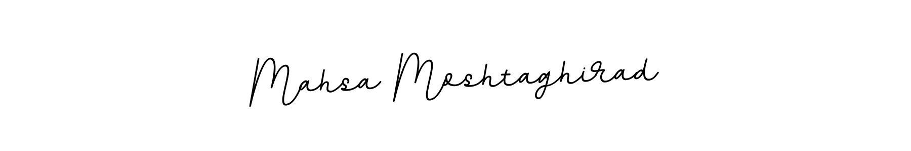 How to make Mahsa Moshtaghirad name signature. Use BallpointsItalic-DORy9 style for creating short signs online. This is the latest handwritten sign. Mahsa Moshtaghirad signature style 11 images and pictures png