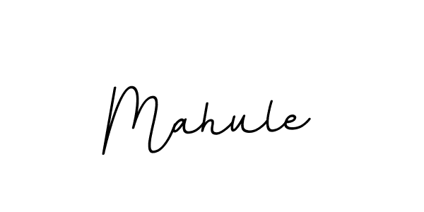 How to make Mahule name signature. Use BallpointsItalic-DORy9 style for creating short signs online. This is the latest handwritten sign. Mahule signature style 11 images and pictures png