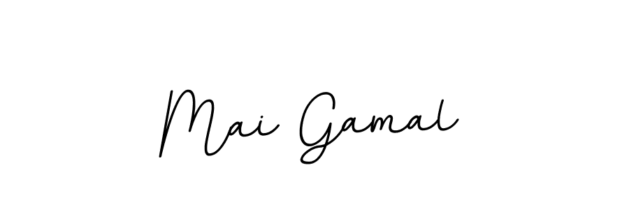 Mai Gamal stylish signature style. Best Handwritten Sign (BallpointsItalic-DORy9) for my name. Handwritten Signature Collection Ideas for my name Mai Gamal. Mai Gamal signature style 11 images and pictures png