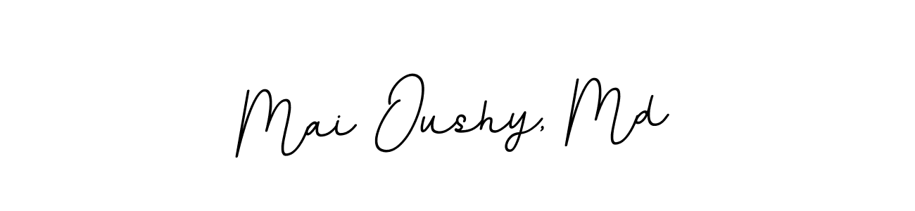 Mai Oushy, Md stylish signature style. Best Handwritten Sign (BallpointsItalic-DORy9) for my name. Handwritten Signature Collection Ideas for my name Mai Oushy, Md. Mai Oushy, Md signature style 11 images and pictures png