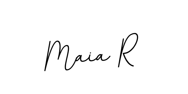 BallpointsItalic-DORy9 is a professional signature style that is perfect for those who want to add a touch of class to their signature. It is also a great choice for those who want to make their signature more unique. Get Maia R name to fancy signature for free. Maia R signature style 11 images and pictures png