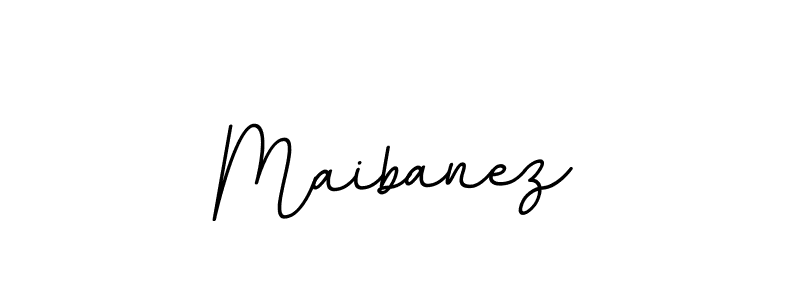 Make a beautiful signature design for name Maibanez. With this signature (BallpointsItalic-DORy9) style, you can create a handwritten signature for free. Maibanez signature style 11 images and pictures png