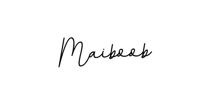 Also we have Maiboob name is the best signature style. Create professional handwritten signature collection using BallpointsItalic-DORy9 autograph style. Maiboob signature style 11 images and pictures png