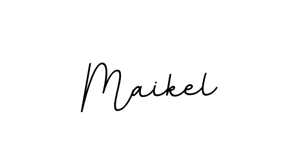 How to make Maikel signature? BallpointsItalic-DORy9 is a professional autograph style. Create handwritten signature for Maikel name. Maikel signature style 11 images and pictures png