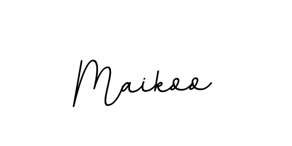 This is the best signature style for the Maikoo name. Also you like these signature font (BallpointsItalic-DORy9). Mix name signature. Maikoo signature style 11 images and pictures png