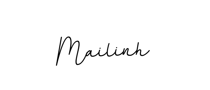 Create a beautiful signature design for name Mailinh. With this signature (BallpointsItalic-DORy9) fonts, you can make a handwritten signature for free. Mailinh signature style 11 images and pictures png