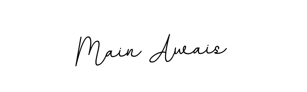 It looks lik you need a new signature style for name Main Awais. Design unique handwritten (BallpointsItalic-DORy9) signature with our free signature maker in just a few clicks. Main Awais signature style 11 images and pictures png