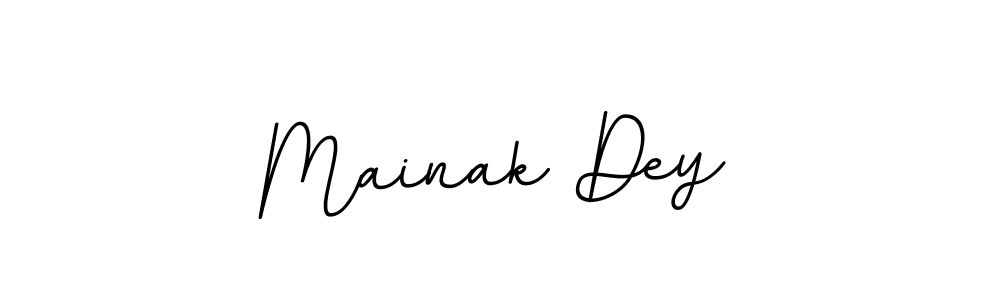 Make a beautiful signature design for name Mainak Dey. With this signature (BallpointsItalic-DORy9) style, you can create a handwritten signature for free. Mainak Dey signature style 11 images and pictures png