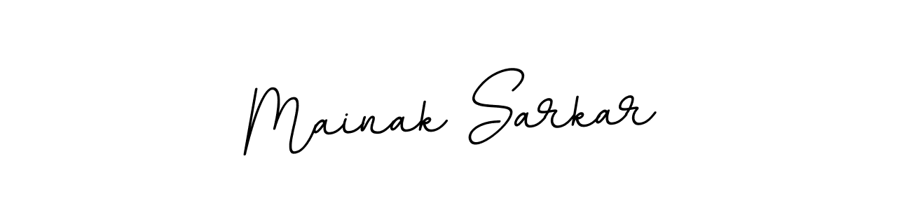 Design your own signature with our free online signature maker. With this signature software, you can create a handwritten (BallpointsItalic-DORy9) signature for name Mainak Sarkar. Mainak Sarkar signature style 11 images and pictures png