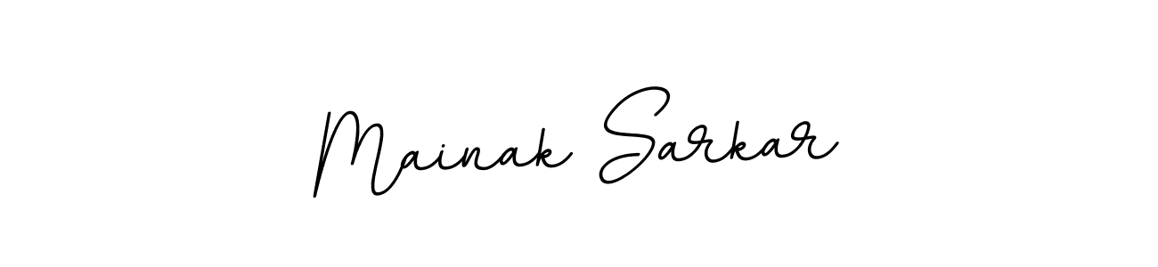 Design your own signature with our free online signature maker. With this signature software, you can create a handwritten (BallpointsItalic-DORy9) signature for name Mainak Sarkar. Mainak Sarkar signature style 11 images and pictures png