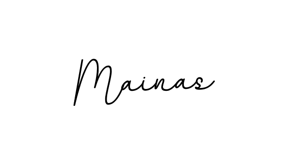 Use a signature maker to create a handwritten signature online. With this signature software, you can design (BallpointsItalic-DORy9) your own signature for name Mainas. Mainas signature style 11 images and pictures png
