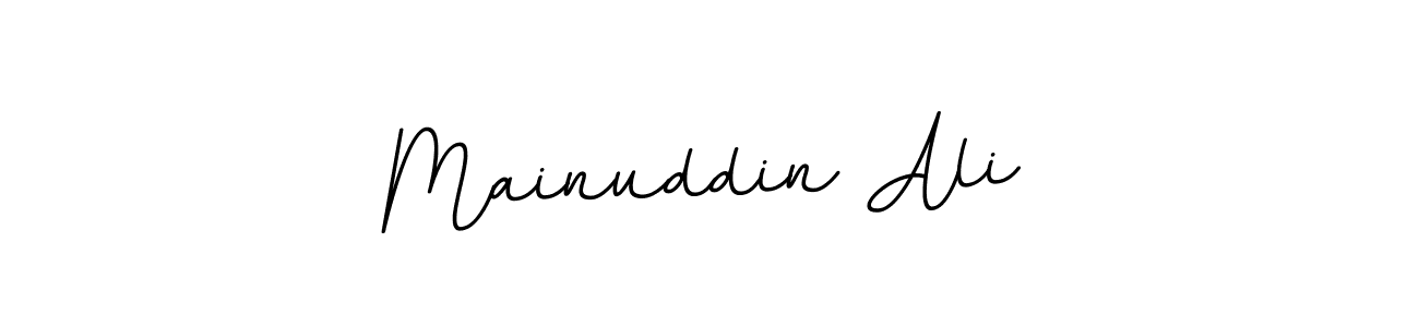 It looks lik you need a new signature style for name Mainuddin Ali. Design unique handwritten (BallpointsItalic-DORy9) signature with our free signature maker in just a few clicks. Mainuddin Ali signature style 11 images and pictures png