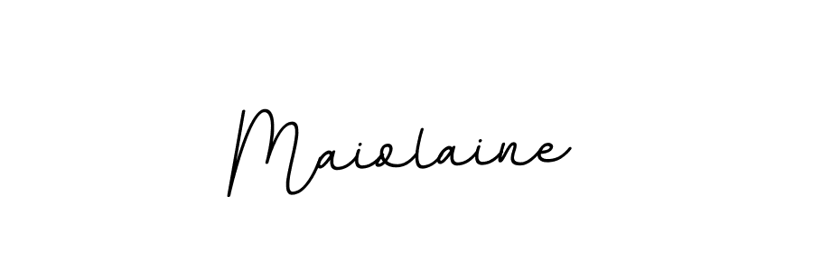 Make a beautiful signature design for name Maiolaine. With this signature (BallpointsItalic-DORy9) style, you can create a handwritten signature for free. Maiolaine signature style 11 images and pictures png